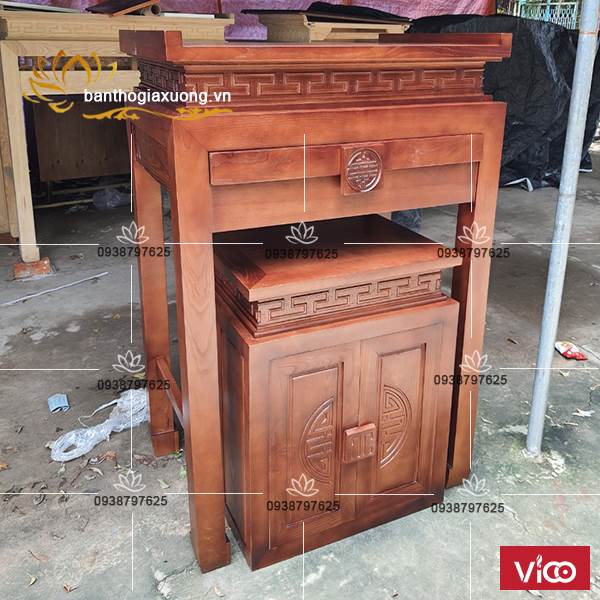 Cách bài trí bàn thờ gia tiên Mẫu bàn thờ đẹp quận 12