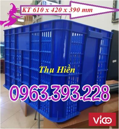 Sọt nhựa rỗng cao 39, sọt nhựa công nghiệp giá rẻ, sóng nhựa HS 005, sọt nhựa cao cấp đựng hàng