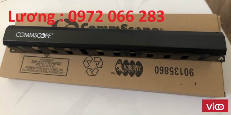 Thanh quản Lý cáp ngang lăp tủ rack chuẩn 19 inch