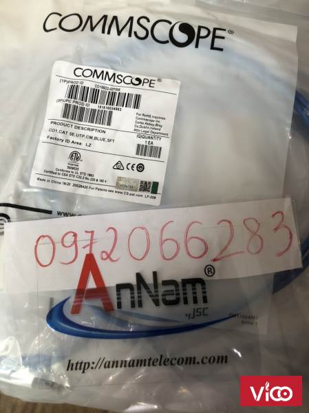 Dây nhảy patch cord Category 5e U/UTP Patch Cord, RJ45 to RJ45, 4pair