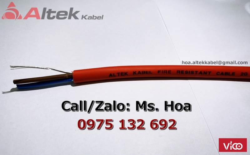Cáp chống cháy thương hiệu Altek Kabel bao giá toàn thị trường