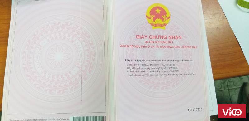 khu đô thị ngay trung tâm thị trấn Bằng Lũng Bắc Cạn, giá chỉ từ 6.9 tr/m2