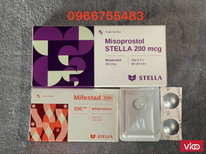 Combo thuốc phá thai giá rẻ mifepristone200 mcg 2021