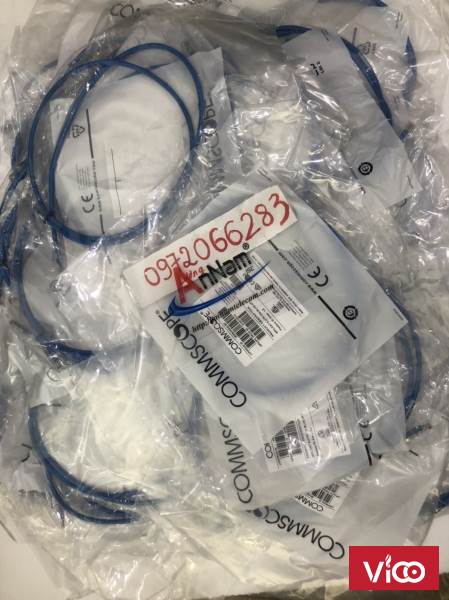 Dây nhảy patch cord Cat6 U/UTP, RJ45, 4 Pair, NonPlenum, Blue, 7FT