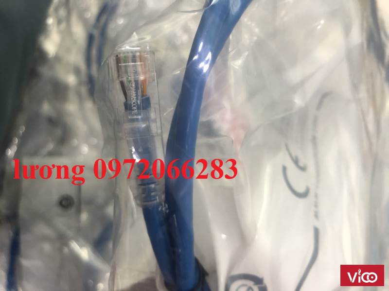 Dây nhảy patch cord Cat6 U/UTP, RJ45, 4 Pair, NonPlenum, Blue, 5FT