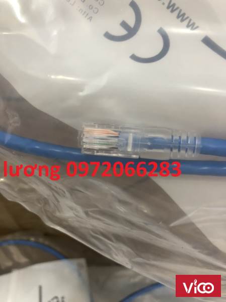 Dây nhảy patch cord Cat6 U/UTP, RJ45, 4 Pair, NonPlenum, Blue, 4FT