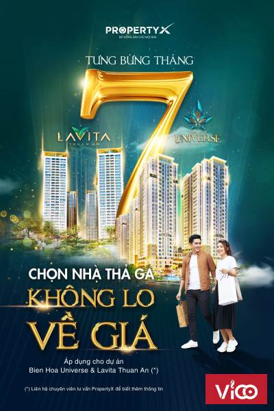 Chọn nhà thả ga, không lo về giá Biên Hòa Universe Complex