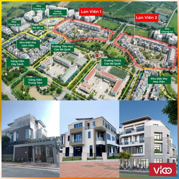 HOT liền kề biệt thự Lan Viên chỉ từ 10.7 Tỷ / 1 Căn Nhận nhà ngay Sổ trao tay
