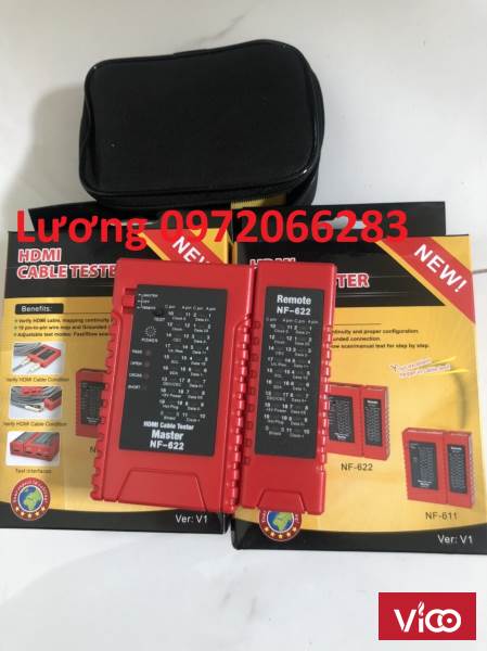 Máy test cáp HDMI NF622 kiểm tra rối loạn, ngắn, mở và cross tình trạng của HDMI