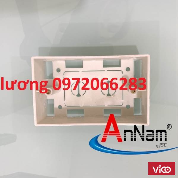Đế nổi wallplate đẹp lắp mặt commscope