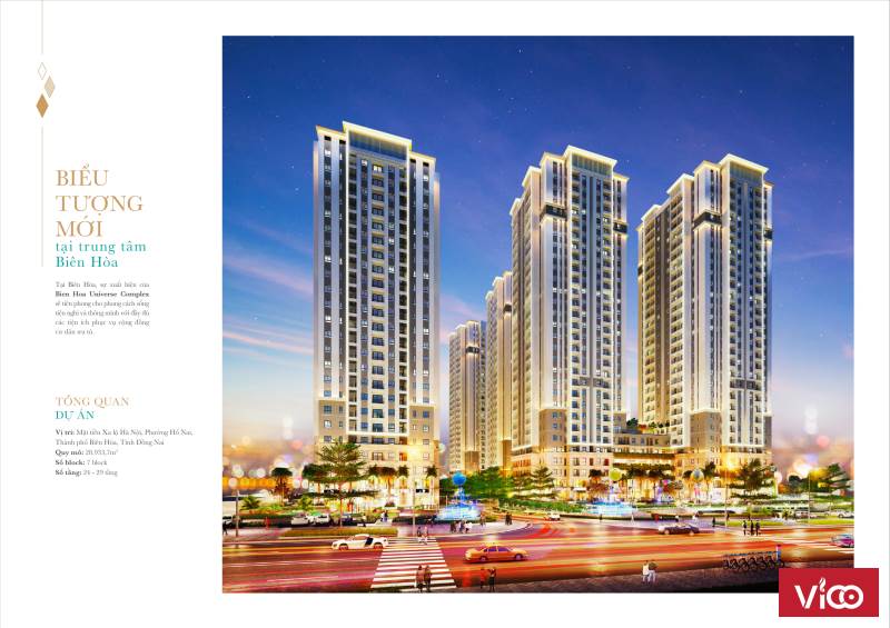 CĂN HỘ BIÊN HÒA UNIVERSE CHIẾT KHẤU 5%/CĂN TẶNG 20 TRIỆU TIỀN MẶT TRẢ GÓP CHỈ 1%/THÁNG