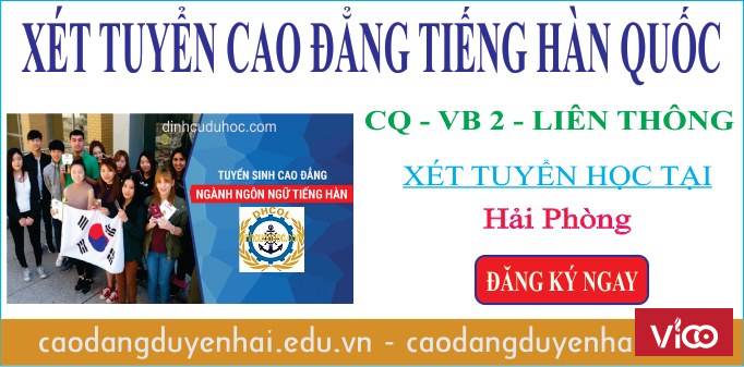Dạy tiếng Hàn Hải phòng