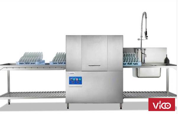 Máy rửa chén băng chuyền công nghiệp