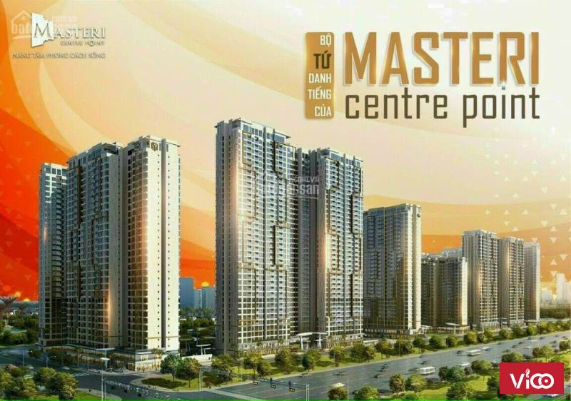 BÁN CĂN HỘ 2PN 3.3ty MASTERI CENTRE POINT Q9, 12 CĂN/SÀN, 9THANG, LS 0%,