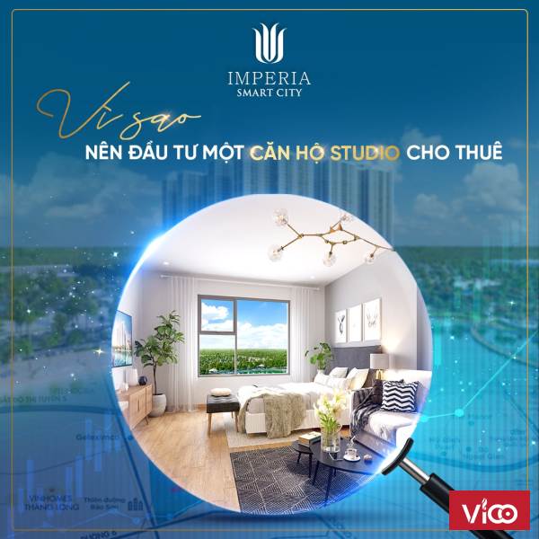 Chưa đầy 300tr, sở hữu ngay căn hộ Studio chung cư Imperia Smart city, cho thuê sinh dòng tiền ổn