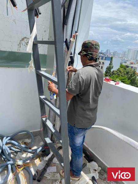 Lắp đặt máy lạnh giá rẻ tại quận 7 tphcm Cao Vĩ