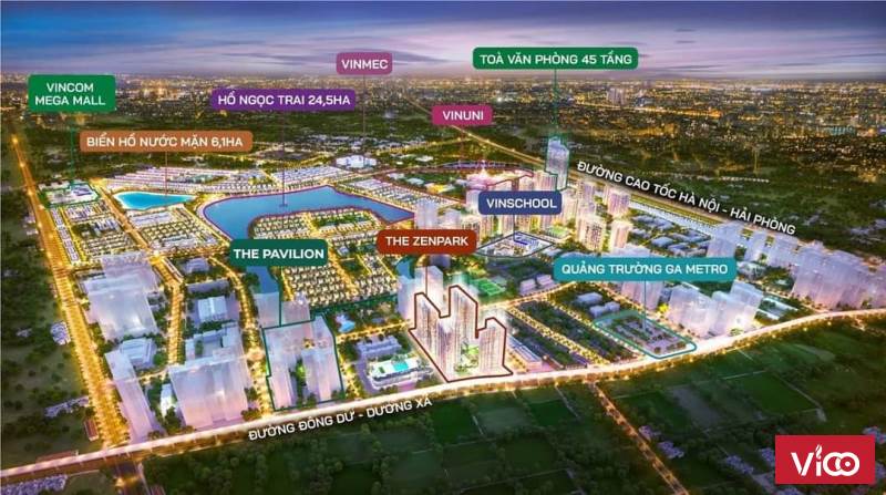 Cập nhật giá tốt quỹ căn khu Zenpark, Chỉ từ 1.8 tỷ/căn, full Nội thất nhập khẩu