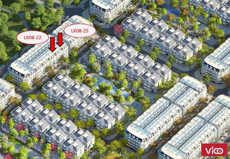 Đông Nam mưa thuận gió hòa, lại thêm vượng khí khi trước nhà có bể bơi, vị trí căn siêu đẹp