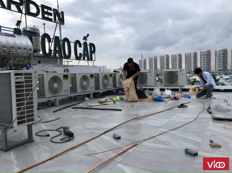 Thi công máy lạnh tại quận 8 Cao Vĩ