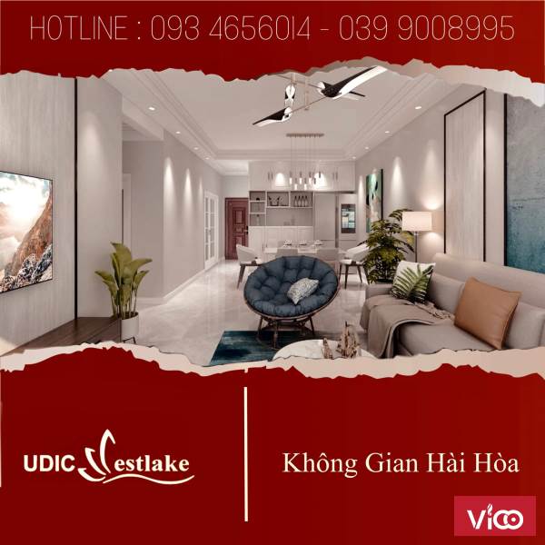 CĂN HỘ DUPLEX PENTHOUSE DỰ ÁN UDIC WESTLAKE TÂY HỒ GIÁ 6.9 TỶ.