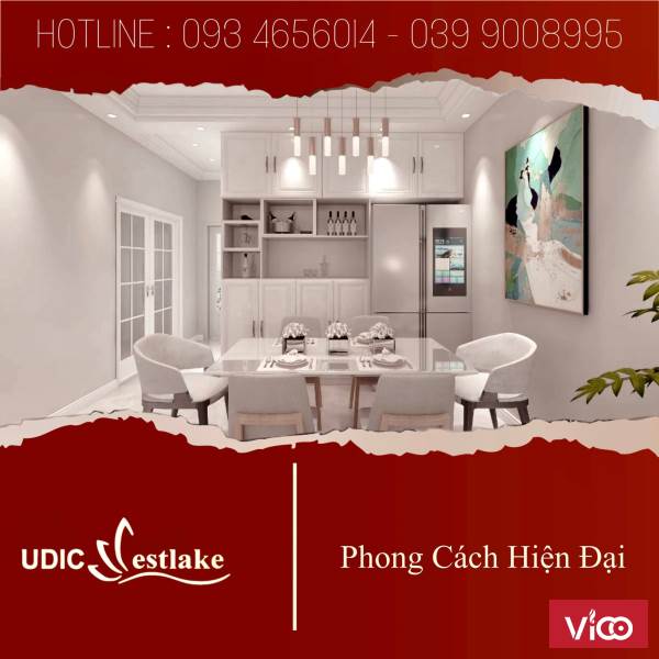 CĂN HỘ DUPLEX PENTHOUSE DỰ ÁN UDIC WESTLAKE TÂY HỒ GIÁ 6.9 TỶ.