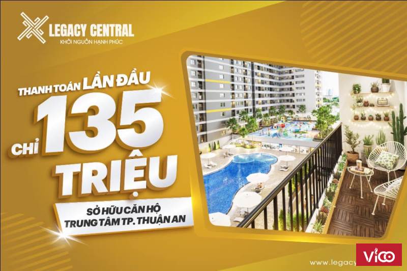 Căn hô Legacy Central Khởi nguồn hạnh phúc