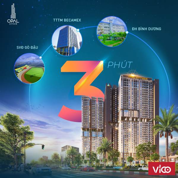 OPAL CITYVIEW BIỂU TƯỢNG THỊNH VƯỢNG, TÂM ĐIỂM PHỒN HOA