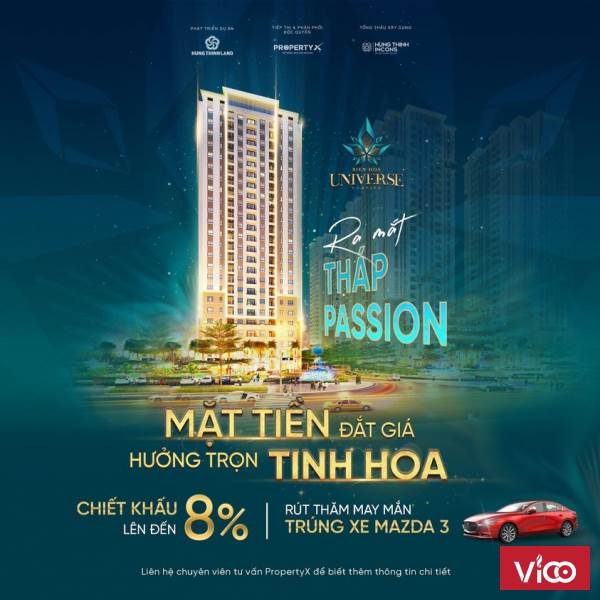 MỞ BÁN TOÀ MẶT TIỀN ĐẸP NHẤT BIÊN HOÀ UNIVERSE CHIẾT KHẤU NGAY 850 TRIÊU TẶNG 5 CHỈ VÀNG