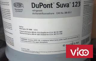 Gas DuPont Suva 123 45.4 Kg Mỹ