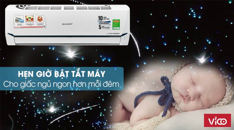 Máy Lạnh treo tường Sharp AHX18XEW (Inverter) công suất 2.0ngựa có tuổi thọ cao