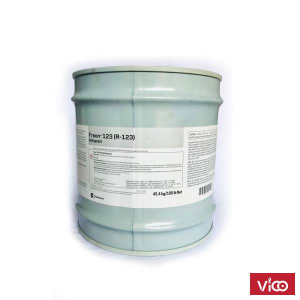Gas Chemours Freon 123 Mỹ 45.4 Kg