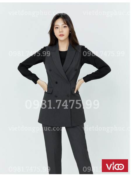 Địa chỉ may áo gile nữ công sở đảm bảo form dáng chuẩn, giá tốt