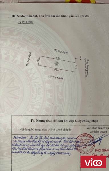 Chính chủ bán 5 lô mặt đường Văn Cú