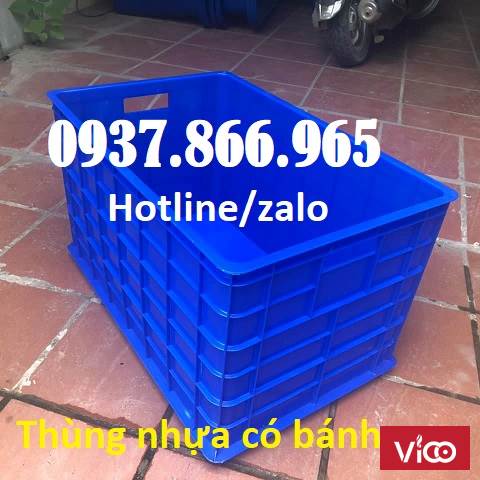 Sản xuất thùng nhựa có bánh xe có nắp đậy, thùng nhựa bít giá rẻ, thùng nhựa công nghiệp có bánh xe