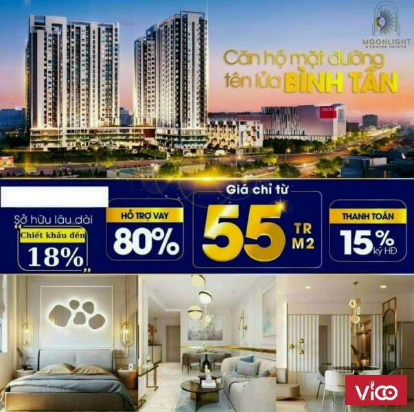 An cư lạc nghiệp tại Moonlight Centre Point cùng căn hộ 3PN 83,45m2 chiết khấu lên đến 644tr