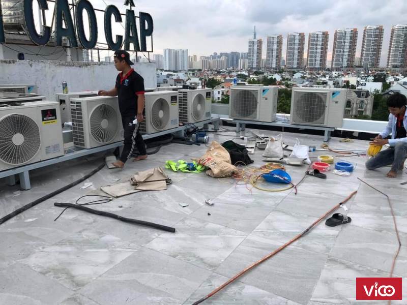 Lắp máy lạnh giá rẻ ở Nhà Bè Cao Vĩ