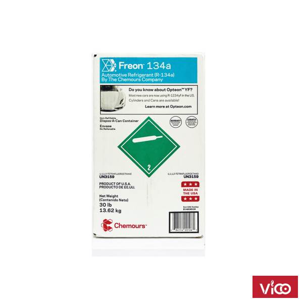 Gas lạnh R134a Chemours 13.62Kg