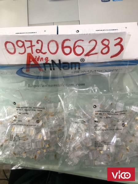 Hạt mạng RJ45 Cat5e Commscope/ AMP mã 65547203