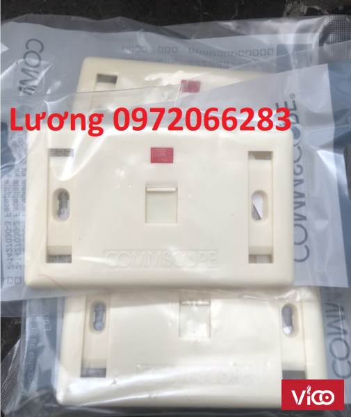 Mặt nạ outlet 1 cổng Commscope 2723681