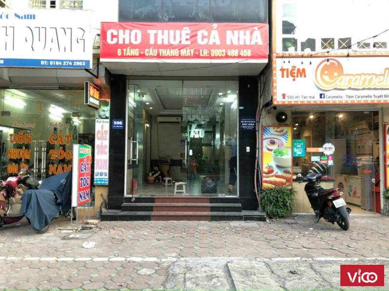 Cho thuê nhà nguyên căn mặt đường Tân Mai Hà Nội