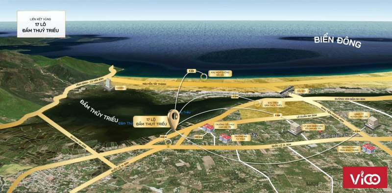 HOT Siêu phẩm 17 lô đất nền ngay mặt đầm Thủy Triều Cam Lâm