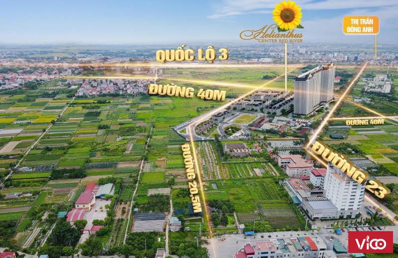 Bán dự án Helianthus Center Red River Cổ Dương Tiên Dương Đông Anh