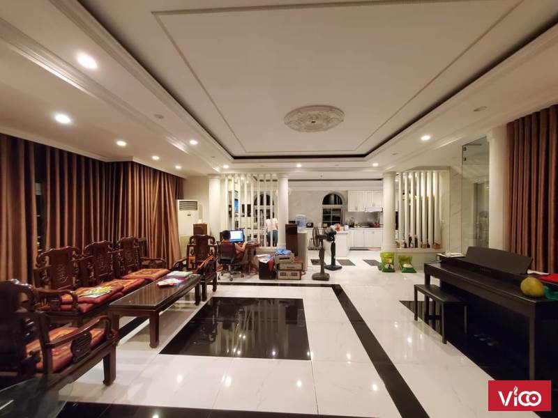 Bán Biệt thự Tây Nam Linh Đàm, Lô góc, 350m x 4 tầng, giá cực sốc