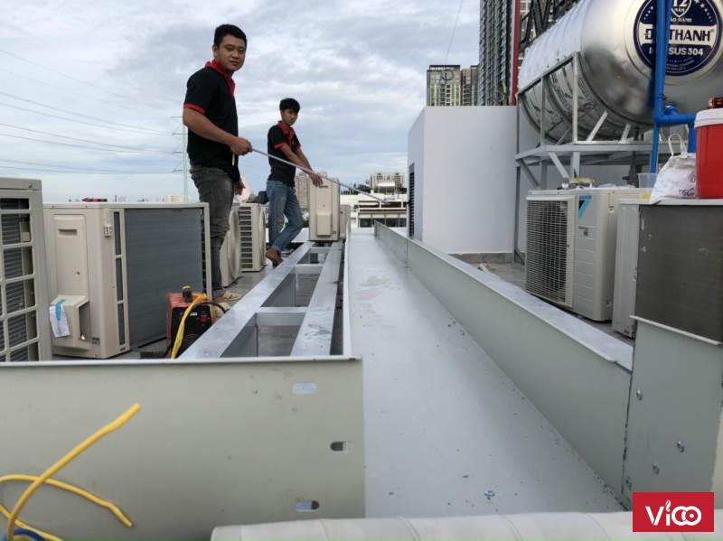 Thi công điều hòa Thuận An Cao Vĩ