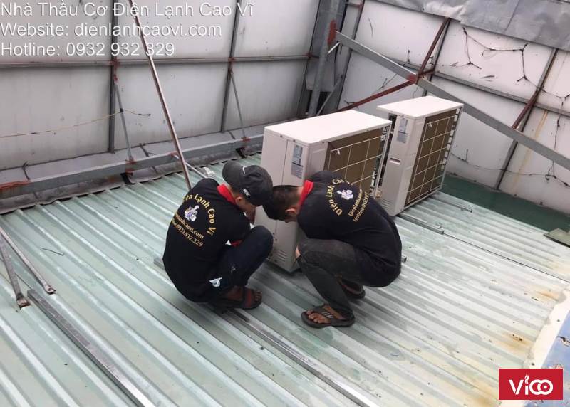Thi công máy lạnh Tân Phú Máy lạnh Cao Vĩ