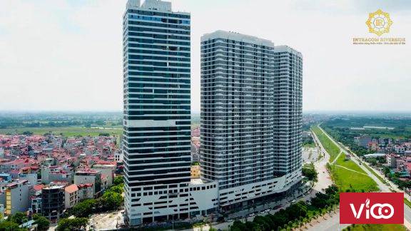 Bán và cho thuê tòa nhà Văn phòng hạng (A) dự án Intracom Riverside Nhật Tân Đông Anh.
