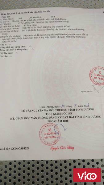 Đất mặt tiền Đường Nguyễn Chí Thanh, Phường Tân An, Thành phố Thủ Dầu Một, Bình Dương
