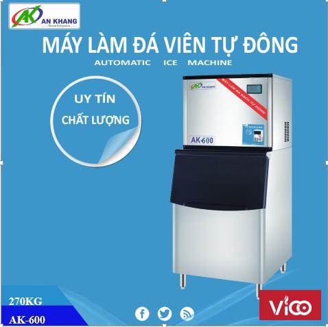 Vận chuyển tận nơi máy làm đá viên 270kg/24h