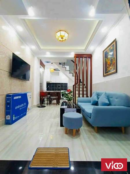 Nhà Hóc Môn,Mới Xây, 1 Trệt 1 Lầu, Chỉ 965 triệu, Dọn Vào Ở Ngay