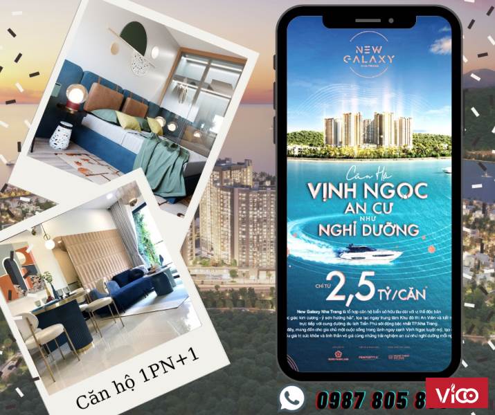 New Galaxy Nha Trang liền kề VinPearl Nha Trang giá chỉ từ 1,7 tỷ/căn